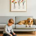 3 Pcs Metal Flowers Wall Arts Rustic Farmhouse Decor Bathroom Wall Decor Dining Room Wall Decor Minimalist Decor Housewarming Gifts (Colorful-C)