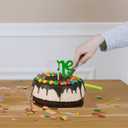 First Birthday Wood Cake Topper,Golf-Themed One-Year-Old Party Decoration Supplies Sports-Themed One-Year-Old Birthday Cake Decoration,Hole In One One-Year Cake Decoration