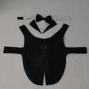 Weewooday Dog Tuxedo and Bandana Set Dogs Formal Tuxedo PET Wedding Party Suit Wedding Bow Tie Shirt for Christmas Halloween Birthday Costumes(Cute Style, S)