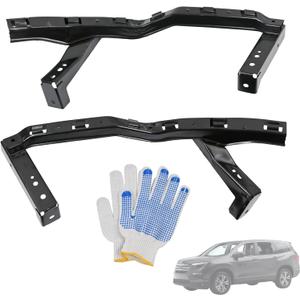 Front Bumper Bracket Left & Right Upper 71140-TG7-A01 71145-TG7-A00 Compatible with Honda Pilot 2016-2022/Ridgeline 2017-2020 Front Bumper Mount Beam| HO1042121 HO1043121