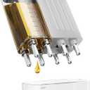 Electric Hair Oil Applicator for Scalp with Massage, Scalp Massager for Scalp Care | Hair Oiling Applicator & Oil Bottles for Healthy Hair | Electric Hair Brush for Healthy Scalp (Black)