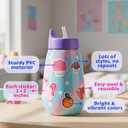 2 x Valentines Day Cards for Kids School, 48 Kids Valentine Cards with 200 PCS Stickers, Fun Valentines Classroom Exchange for School, Valentines Party Favors (Blue)