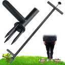 Stand Up Weed Puller Tool - Fully Welded,No Assembly Required,Even Stronger,Constructed from Thicker Stainless Steel,Garden Weeding Tool with Easy-Eject Mechanism for Keeping Your Hands Cean(Thicker)