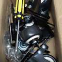 QNCZ 2" Caster Wheels, Casters Set of 4 Heavy Duty but Silent, Excellent Locking Casters with Polyurethane (PU) Wheels, Swivel Plate Castor Wheels for Cart, Furniture, Workbench