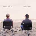 Neso Beach Chairs - Lightweight, Portable and Foldable Recliner Beach Chairs for Park, Camping and Outdoor Adventures - with Slip Pockets and Shoulder Strap - 2 Pack - Flamingos - Regular