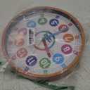 Kids Wall Clock for Bedroom, 10 Inch Round Multi-Colored Learning Clock, Children's Silent Analog Non-Ticking Educational Wall Clock for Boys and Girls Home Decor