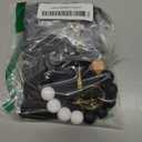 Keychain Wallet RFID Wristlet Wallets for Women,Small Wallets Woman Key Chain Wallet with Coin Pocket and Id Window (Black)