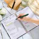 2 x Timart 2026 Planner, January 2026 - December 2026, Weekly and Monthly Planner, Hardcover 2026 Calendar Planner Book Agenda Book with Tabs, Inner Pocket For Women, Perfect for Office School Home Supplies, A5 (6.3" x 8.5")-Dark Blue