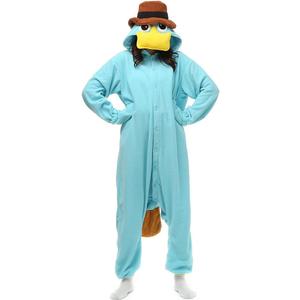Wishliker Adult Onesie Animal Pajamas Halloween Cosplay Costumes Party Wear Blue (Small)