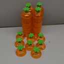 FOIMAS 12pcs Fillable Easter Containers Carrots Shaped Candy Containers for Easter Egg Hunt Home Decoration