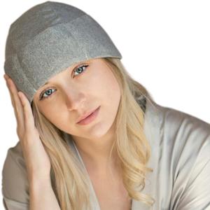 Migraine Gel Ice Hat by FOMI Care | Cooling Headache Pack | Wearable Cold Therapy Wrap for Tension, Sinus, Pressure Pain Relief | Stress Reliever | Freezable (Gray - 3 Packs)