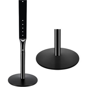 Heavy Duty Parking Sign Post Stand 49", 20lbs Cast Iron Base Sign Post for Outside Sign Holder, Yard Sign Stand, Street Sign Post, Black