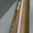 Amazon Basics No Drilling Spring Tension Curtain Rod, Easy to Install, Adjustable 54-90" Width, Sturdy, White, Classic Finial