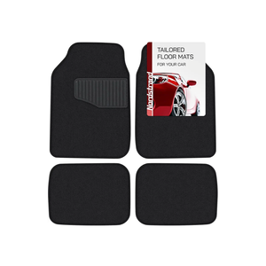 Floor Mats for Nissan Rogue - Tailored Fit for 2014 2015 2016 2017 2018 2019 2020 - Front & 2nd Row Set of 4 - Rubber Anti-Slip Back - 30oz Carpet Mat Heavy Duty - All Weather Car Liner Floormats NORDSTRAND
