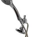 Handheld Showerhead & Rain Shower Combo. Dual 2 in 1 Shower Head System with Stainless Steel Hose, 3-way Water Diverter in All-Chrome Finish MADOL [2714]