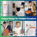 A5 Portable Whiteboard, PU Leather Magnetic Whiteboard, Reusable Small Dry Erase Board for Fridge, Kickstand Portable White Board