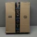 Frameless Shower Door Bottom Seal Shower Sweep with Drip Rail for 3/ 8" Glass, 36" Long, Vinyl, Clear