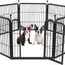 FXW Rollick Dog Playpen for Yard, RV Camping, 24 inch 8 Panels for Puppy and Small DogsPatented