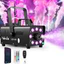Hakuta Smoke Machine, Wi-Fi Smart Fog Machine with 8 LED Lights and 13 Colorful LED Lights Effect, App Control LED Fog Machine 2300CFM for Halloween, DJ, Party, Stage