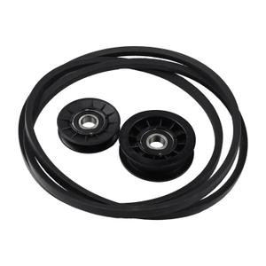 Replace GX20006 GX20286 GX20287 Transmission Drive Belt and Idler Pulley Kit Fits for John Deere L130 L120 L100 L110 L107 GX20286-A GX20287-A