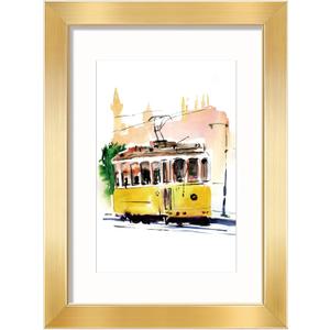 Annecy 5x7 Picture Frames (1 Pack, Gold), Simple Designed Photo Frame, For Pictures 5x7 for Wall Mounting, Classic Simple Home Office Decor