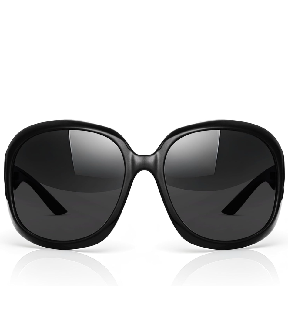 livho 2025 Trendy Oval Sunglasses - Stylish Polarized Shades for Everyday - Retro Metal Frames