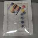 2 x Nuberlic 2 Pack Pre Drawn Canvas for Painting Sip and Paint for Adult's Couple's Date Night Paint and Sip Kit for Outdoor Party Favor Supplies Valentine's Day Gift 8x10 inch Sunset Couple