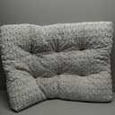 KSIIA Washable Dog Bed Deluxe Plush Dog Crate Beds Comfy Kennel Pad Anti-Slip Pet Sleeping Mat for Large, Jumbo, Medium, Small Dogs Breeds, 35" x 23", Gray (Grey)