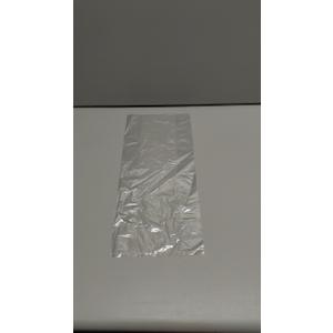 Clear Gusseted Poly Bags, 8 x 4 x 18 Inches. Waterproof Side Gusseted Plastic Bags with Open Top. 2 Mil Thick Flat Bottom Clear Bag for Packaging Popcorn, Cookies, Bread