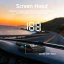Heads up Display for Cars, Car HUD, GPS Speedometer,Head up Display for Car | USB(5V) Plug & Play,Automatic Brightness Adjustment,Large Font Display,Compatible for Most Cars with USB Ports