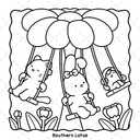 Little Friends: Coloring Book for Adults and Teens Featuring Fuzzy Animal Characters and Cute Besties in Cozy Moments and Daily Adventures for Relaxation (Cute & Easy Coloring)