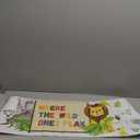 Supzone Jungle Animals Wall Decals Playroom Wall Stickers Where The Wild Ones Play Elephant Giraffe Lion Monkey Wall Decor for Kids Class Room Bedroom Baby Nursery Door Decor