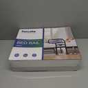 Bed Rails for Elderly Adults Safety, Foldable Bed Assist Rails for Seniors with Sensor Light & Storage Pocket, Adjustable Height, 180 One-Hand Folding Bed Side Rails Fit King Queen Full Twin