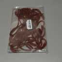 RONYOUNG 50PCS 7.1inch Fake Earthworm Soft Stretchy Rubber Earthworm Lifelike Worm Trick for Halloween April Fool's Day Party Decoration