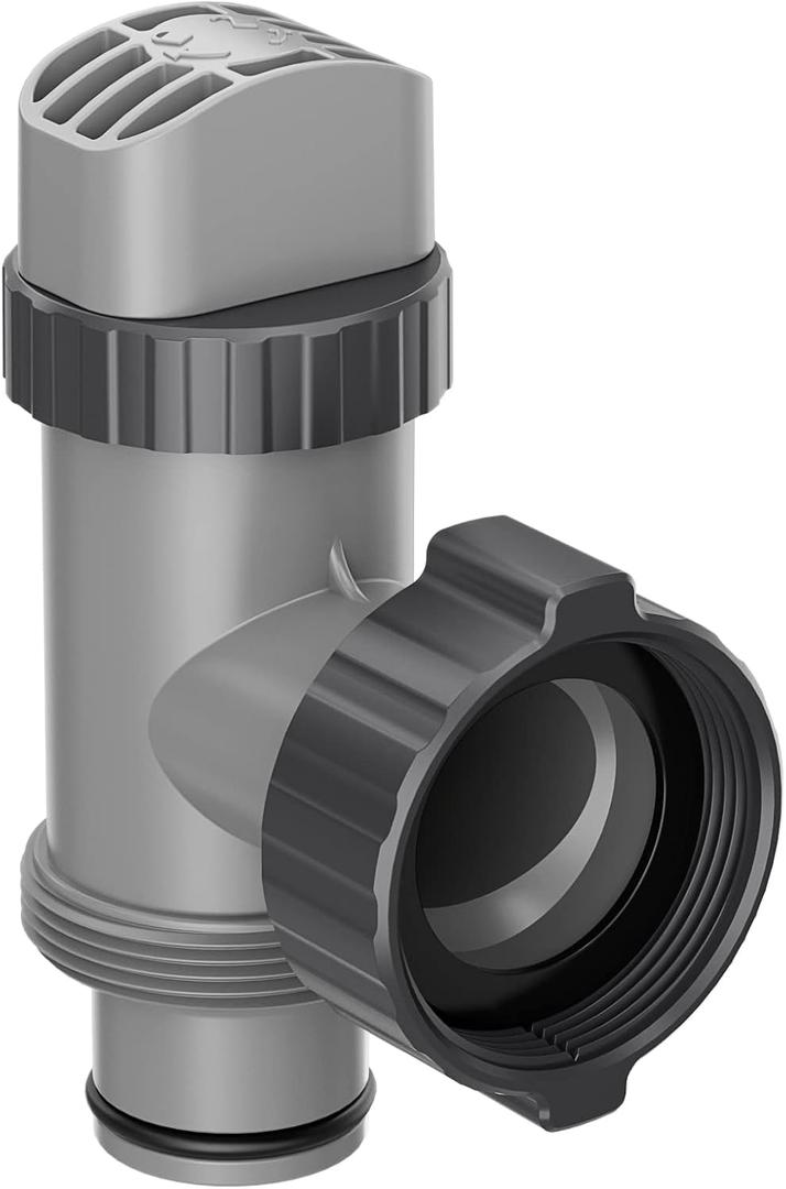 Plunger Valve Compatible with Intex Pool Parts and Accessories, On/Off Plunger Valve Replacement for Above Ground Swimming Pool and Pool Filter Pump (1 Pack)