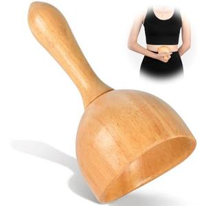 KintKita Wood Therapy Massage Tool, Wooden Lymphatic Drainage Sculpt Cup Cellulite Massage Tool, Body Sculpting Tool for Cellulite Reduction,Muscle Tension Release,Body Contouring & Shaping