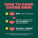 Carbe Diem!, Spaghetti, Lower Net Carb Pasta with Traditional Flavor & Texture, 8 grams of Protein, 55% Fewer Net Carbs & Only 110 Calories Per Serving (EXP 06/20/27)