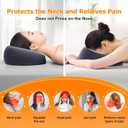 Face Down Pillow for Massage Table,Massage Headrest for Bed,Stomach Sleeping,BBL Pillow After Surgery,Post-Eye Surgery Recovery,Tanning Pillow with Removable Cover