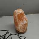 WBM Salt Lamp - USB Himalayan Salt Lamp with Touch Dimmer Control, Natural Pink Crystal, 5-7 lbs, Wooden Base, LED Bulb, Room Decor, Home Decor, Relaxation, Ambiance, Gift