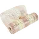 MEEDEE Christmas Mesh Ribbon for Wreath Gold Silver and Rose Gold Ombré Deco Mesh 10 Inch Christmas Metallic Mesh Crafts Supplies for Xmas Tree Garland Staircase Mailbox Centerpiece Swag (30 Feet)