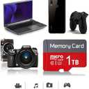 5-Star 1 TB Micro SD High Speed Memory Card for Car Navigation,Smartphone,Portable Gaming Devices,Camera and Drone