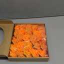 N&T NIETING Artificial Roses Flowers, Fake Glitter Flowers Burnt Orange Roses Perfect for DIY Wedding Bridal Bouquets Centerpieces Bridal Shower Party Home Flower Arrangement Decorations, 25Pcs