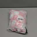 Yurhap Checkered Baby Blanket for Girls Pink Fleece Baby Blankets for Girls Boys, Warmer Comfort Lightweight Bed Blanket for Toddlers Infants or Newborn, 30''x40'', Pink