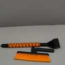 EcoNour 27" 3 in 1 Snow Brush with ice Scraper for car Windshield and Window | 360 Aluminum Rotatable Snow Brush for car | Winter Snow Removal Tools with Detachable Foam Grip | Winter Car Accessories