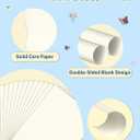 Cream Cardstock 5x7, 110 Sheets 5x7 Cardstock Paper, 200 GSM Premium Ivory Cardstock 5 x 7, Blank Cream Card Stock Paper for Printer, DIY Cards, Greeting Cards, Wedding Invitation, Menus