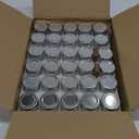 Accguan 30 Pcs 1.5 oz Glass Jars with Silver Lids, Mini Mason Jars for Gifts, Crafts, Wedding, Spice, ExtraTags String