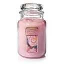 Yankee Candle Fresh Cut Roses Scented Premium 22oz Single Wick Candle Over 110 Hours of Long-Lasting Aroma Ideal for Home Decor Gifting and Events Classic Large Jar Pink