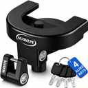 2 Inch Trailer Hitch Lock Kit, Dual Locks for Coupler & Latch