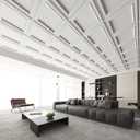WOWSTAR 24-Pack 24"x24" PVC Drop Ceiling Tiles, Waterproof Glue up Ceiling Panels, 2x2ft