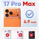 Vihibii for iPhone 17 Pro Max Case with Kickstand, [Compatible with Magsafe], Shockproof Sturdy Cover & Raised Edges Protection, Fade-Resistant Glow Slim Stylish Case for 17 Pro Max, 6.9" 2025, Grey